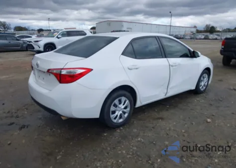 2014 Toyota Corolla L from USA, damaged, VIN 2T1BURHE4EC223513